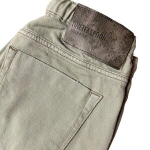 OneTeaspoon Shabbies Sage Relaxed Drawstring Denim Pants M Coastal Utility Chic